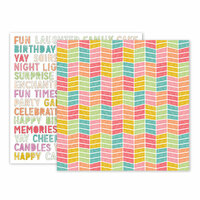 Pink Paislee - Birthday Bash Collection - 12 x 12 Double Sided Paper - Paper 04