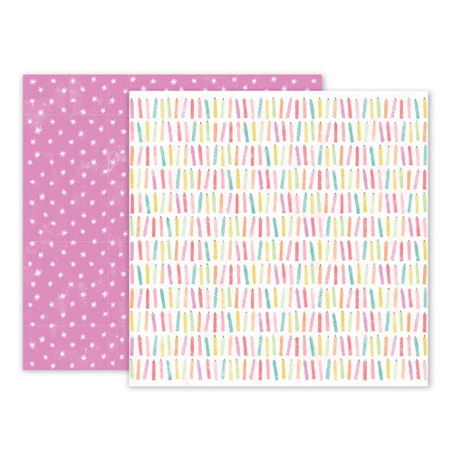 Pink Paislee - Birthday Bash Collection - 12 x 12 Double Sided Paper - Paper 07