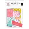 Pink Paislee - Birthday Bash Collection - Ephemera with Foil Accents