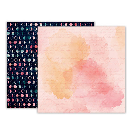 Pink Paislee - Moonstruck Collection - 12 x 12 Double Sided Paper - Paper 11