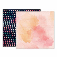 Pink Paislee - Moonstruck Collection - 12 x 12 Double Sided Paper - Paper 11