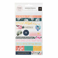 Pink Paislee - Moonstruck Collection - Washi Shapes with Foil Accents