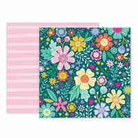 Pink Paislee - Oh My Heart Collection - 12 x 12 Double Sided Paper - Paper 06