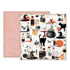 Pink Paislee - Spellcast Collection - Halloween - 12 x 12 Double Sided Paper - Paper 11