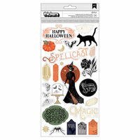 Pink Paislee - Spellcast Collection - Halloween - Thickers - Icon - Gold Foil