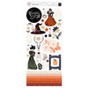 Pink Paislee - Spellcast Collection - Halloween - Cardstock Stickers with Foil Accents
