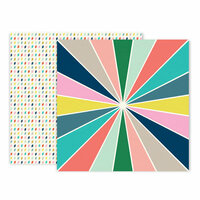 Pink Paislee - Turn The Page Collection - 12 x 12 Double Sided Paper - Paper 3