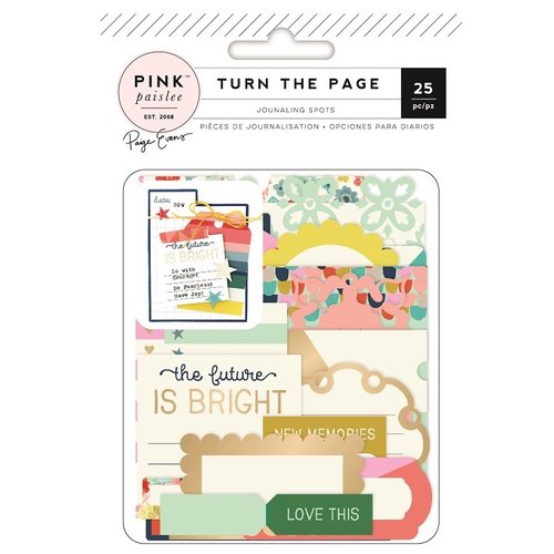 Pink Paislee - Turn The Page Collection - Journaling Spots