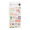 Pink Paislee - Turn The Page Collection - Puffy Stickers