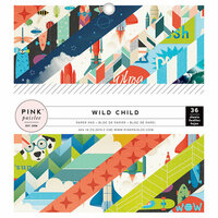 Pink Paislee - Wild Child Collection - 6 x 6 Paper Pad - Boy