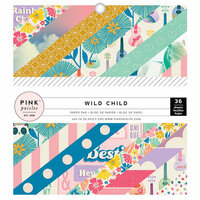 Pink Paislee - Wild Child Collection - 6 x 6 Paper Pad - Girl