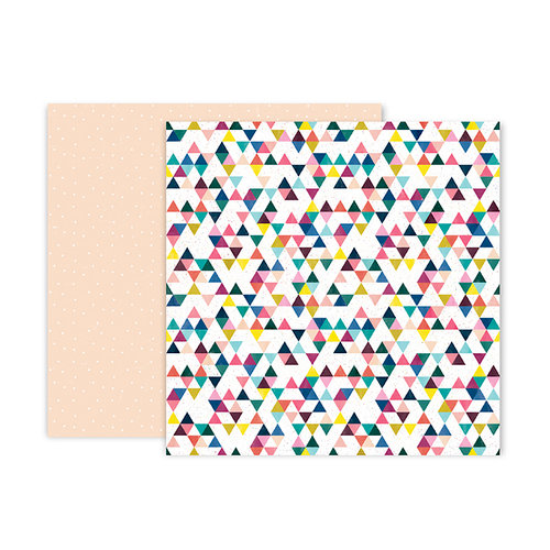 Pink Paislee - Pick Me Up Collection - 12 x 12 Double Sided Paper - Paper 6