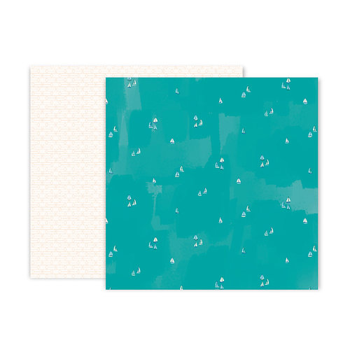 Pink Paislee - Pick Me Up Collection - 12 x 12 Double Sided Paper - Paper 22