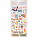 Paige Evans - Pick Me Up Collection - Thickers - Printed Chipboard - Foil - Icons