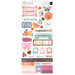 Pink Paislee - Pick Me Up Collection - Cardstock Stickers with Foil Accents