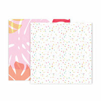 Pink Paislee - Confetti Wishes Collection - 12 x 12 Double Sided Paper - Paper 3