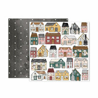 Pink Paislee - Auburn Lane Collection - 12 x 12 Double Sided Paper - Paper 05