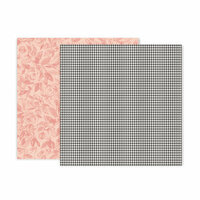 Pink Paislee - Auburn Lane Collection - 12 x 12 Double Sided Paper - Paper 09