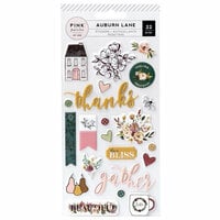 Pink Paislee - Auburn Lane Collection - Puffy Stickers