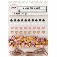 Pink Paislee - Auburn Lane Collection - Mixed Embellishments