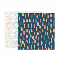 Pink Paislee - Whimsical Collection - 12 x 12 Double Sided Paper - Paper 2