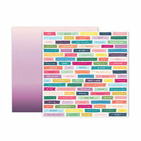 Pink Paislee - Whimsical Collection - 12 x 12 Double Sided Paper - Paper 8