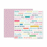 Pink Paislee - Whimsical Collection - 12 x 12 Double Sided Paper - Paper 18