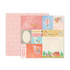 Pink Paislee - Little Adventurer Collection - 12 x 12 Double Sided Paper - Paper 1