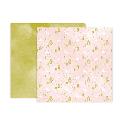 Pink Paislee - Little Adventurer Collection - 12 x 12 Double Sided Paper - Paper 5