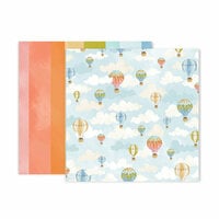 Pink Paislee - Little Adventurer Collection - 12 x 12 Double Sided Paper - Paper 7