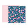 Pink Paislee - Horizon Collection - 12 x 12 Double Sided Paper - Paper 2