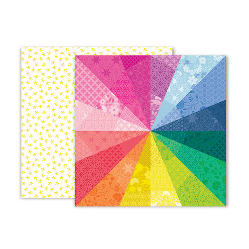 Pink Paislee - Horizon Collection - 12 x 12 Double Sided Paper - Paper 3