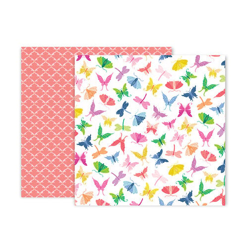Pink Paislee - Horizon Collection - 12 x 12 Double Sided Paper - Paper 7