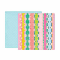 Pink Paislee - Horizon Collection - 12 x 12 Double Sided Paper - Paper 8