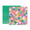 Pink Paislee - Horizon Collection - 12 x 12 Double Sided Paper - Paper 12