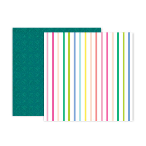 Pink Paislee - Horizon Collection - 12 x 12 Double Sided Paper - Paper 19