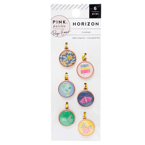 Pink Paislee - Horizon Collection - Copper Charms