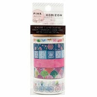 Pink Paislee - Horizon Collection - Washi Tape Set with Foil Accents