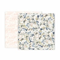 Pink Paislee - Indigo and Ivy Collection - 12 x 12 Double Sided Paper - Paper 5