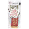 Pink Paislee - Together For Christmas Collection - Ephemera with Foil Accents