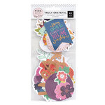 Pink Paislee - Truly Grateful Collection - Ephemera Pack with Matte Copper Foil Accents