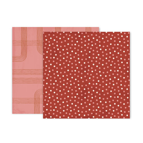 Pink Paislee - Again and Again Collection - 12 x 12 Double Sided Paper - Paper 3