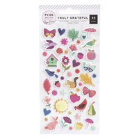Pink Paislee - Truly Grateful Collection - Puffy Stickers