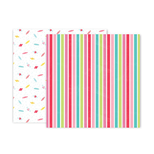 Pink Paislee - Lucky Us Collection - 12 x 12 Double Sided Paper - Paper 6