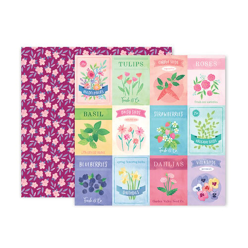 Paige Evans - Bloom Street Collection - 12 x 12 Double Sided Paper - Paper 11