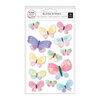 Pink Paislee - Bloom Street Collection - Dimensional Butterflies Stickers with Iridescent Foil Accents