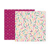 Pink Paislee - And Many More Collection - 12 x 12 Double Sided Paper - Paper 2