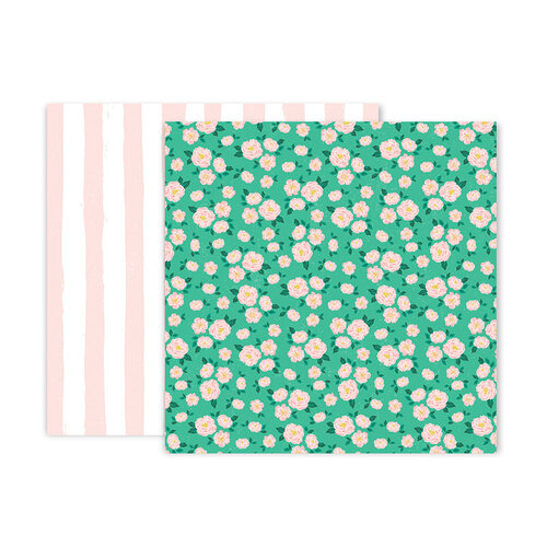 Pink Paislee - And Many More Collection - 12 x 12 Double Sided Paper - Paper 6