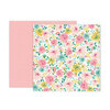 Pink Paislee - And Many More Collection - 12 x 12 Double Sided Paper - Paper 9