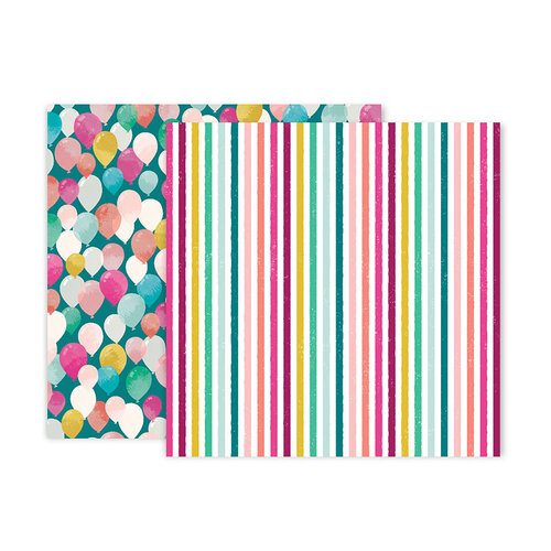 Pink Paislee - And Many More Collection - 12 x 12 Double Sided Paper - Paper 12
